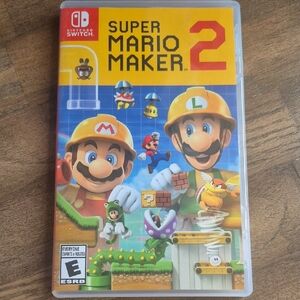 Nintendo Super Mario Maker 2 – Yellow and Blue Cover